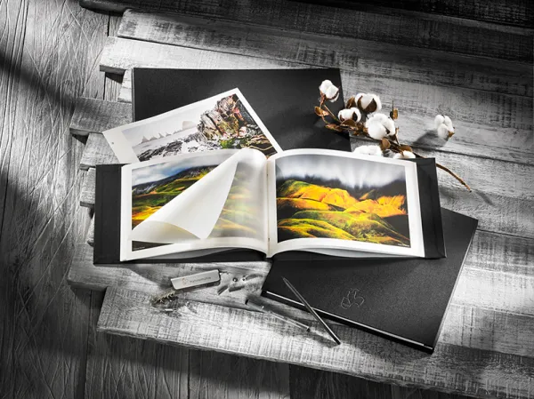 Cover Set schwarz, DIN A4 quer