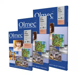 Olmec™ Fine Art Soft White Cotton 275g, DIN A3, 50 Blatt
