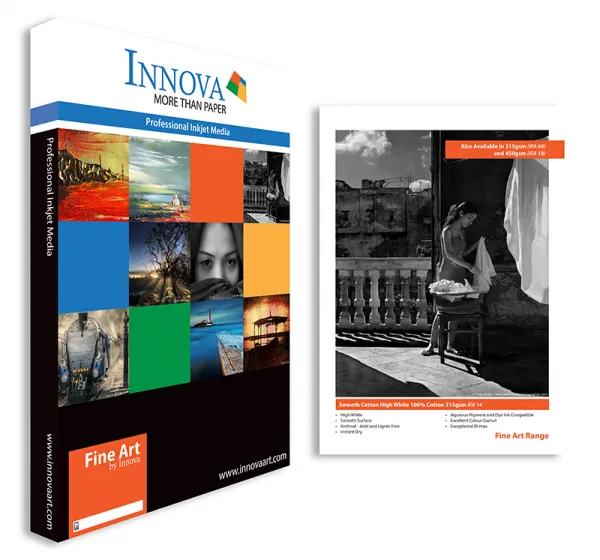 Smooth Cotton High White 315g, DIN A3, 125 Blatt