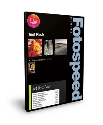 Die Fotospeed Testpackung im Din...