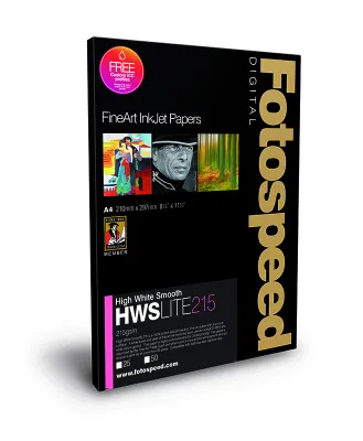 Fotospeed High White Smooth Lite 215g, DIN A4, 25 Blatt