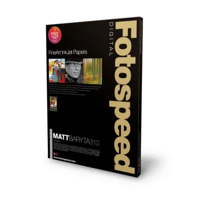 Fotospeed Matt Baryta 310g, A3+, 25 Blatt