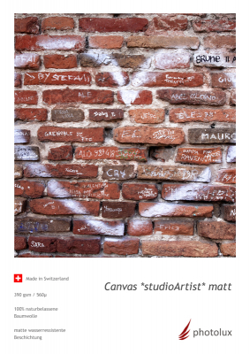 Photolux Canvas studioArtist 390 g/m, 24" Rolle