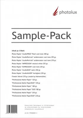 Photolux Sample Pack DIN A4 36 Blatt