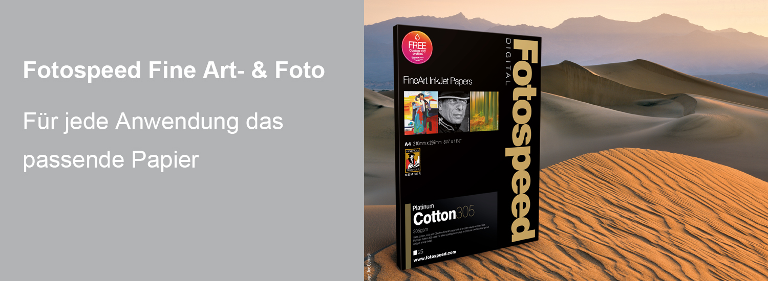 Fotospeed Fine Art und Fotopapiere